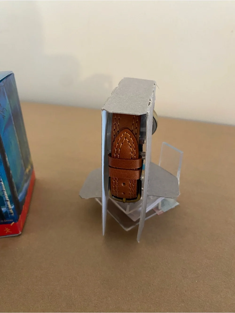 Timex Disney Vintage NEW Pocahontas Brown Leather Strap Watch, John Smith In Box
